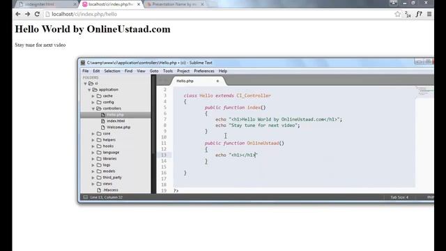 Codeigniter PHP Tutorials in Hindi Part 6 URL Routing смотреть онлайн