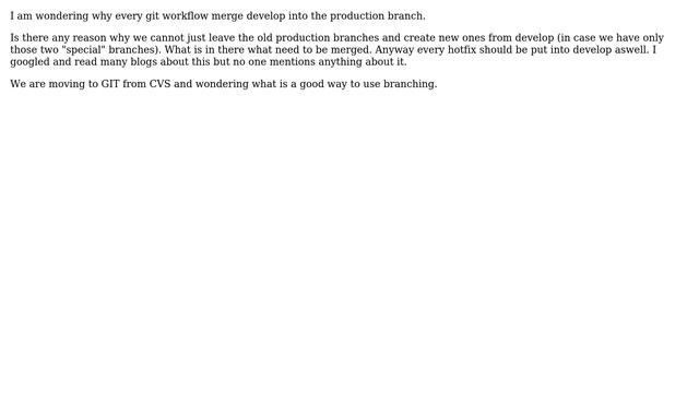 Software Engineering: Why does git branch workflow merge into the production branch? смотреть онлайн