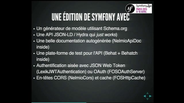 SymfonyLive Paris 2015 - Kévin Dunglas - Construire des Applications API-centric avec Symfony смотреть онлайн