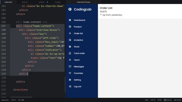 Create Responsive Admin Dashboard in HTML CSS | Admin Panel Template смотреть онлайн