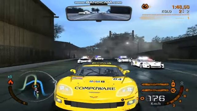 Need For Speed Carbon: Chevrolet Corvette C6.R (5:Compuware(2:#64)) VS. Angie смотреть онлайн