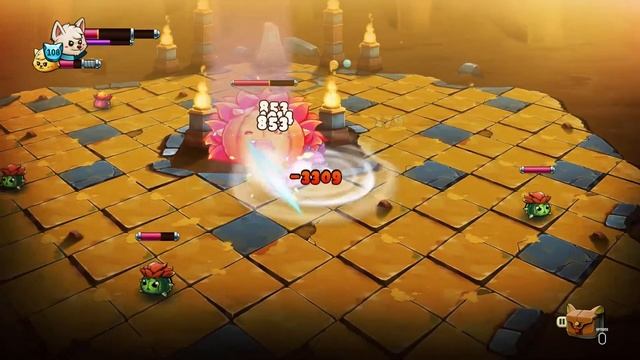 Cat Quest 2 - Cactus Cave guide - How to beat the giant cactus of 100 lvl смотреть онлайн