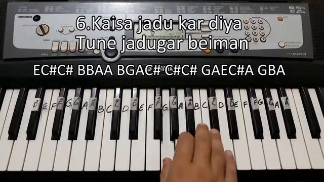 Mera Sona Sajan Ghar Aaya - Piano Tutorial смотреть онлайн
