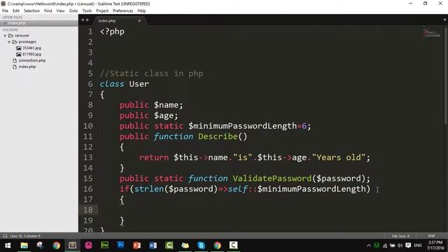 PHP| How to learn php for beginner to top level[Part 12 static class php ]? смотреть онлайн