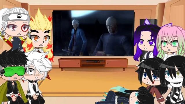 Hashira react to Dmc 3 Dante vs Vergil смотреть онлайн