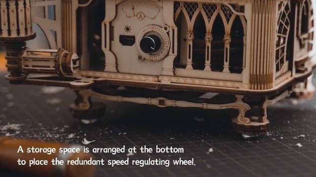 LKB01 3D деревянный конструктор Robotime Механизмы работающие Граммофон смотреть онлайн