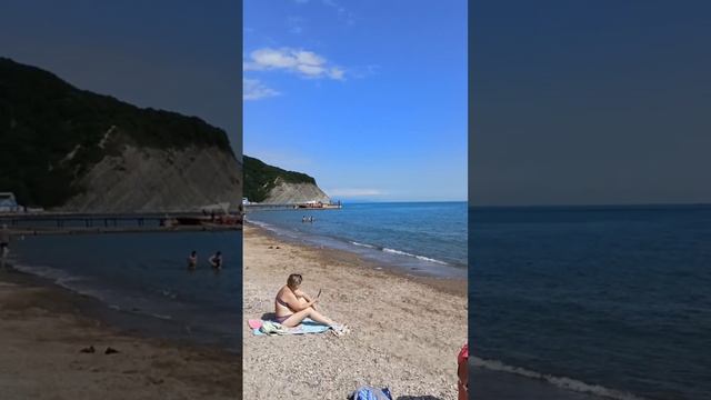 Архипо-Осиповка 19 мая 2024 года ⛅ Санаторный пляж 🏖️ Видео: Ольга Котова смотреть онлайн