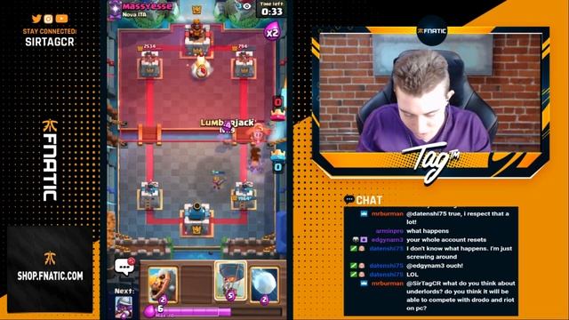 UNSTOPPABLE! NERF THIS LUMBERJACK BALLOON DECK! — Clash Royale смотреть онлайн