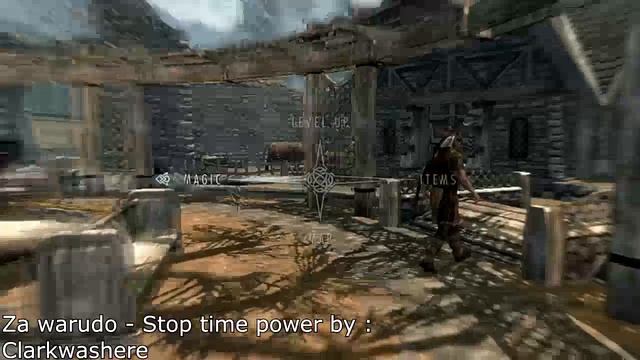 Tes V : Skyrim - Za Warudo A fully stop time power смотреть онлайн