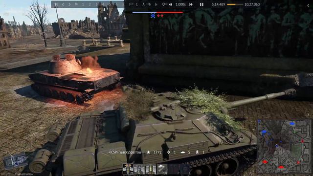 ☢NUKE: 12 KILLS: PT-76-57, SU-122-54 - Realistic Battles - War Thunder Gameplay смотреть онлайн