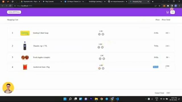 Shopping Cart UI Design | HTML, CSS, ReactJS | With GitHub Source Code смотреть онлайн