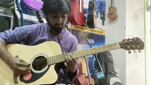 Fender Fa125ce || Made in Indonesia || Natural || solid top || guitar take || Sagar Dasgupta смотреть онлайн