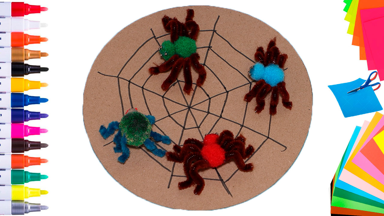 Как сделать поделку Паука своими руками в домашних условиях смотреть онлайн