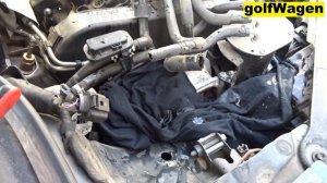 VW Golf 7 coolant reservoir bottle removal /MQB/ G13 silicate