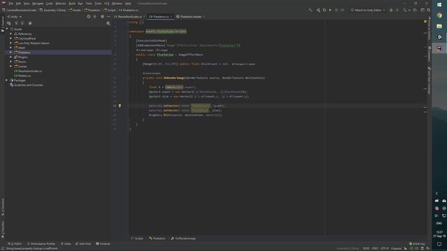 Эффект пиксель арта для 3D и 2D [Tutorial] [Unity 3D] смотреть онлайн
