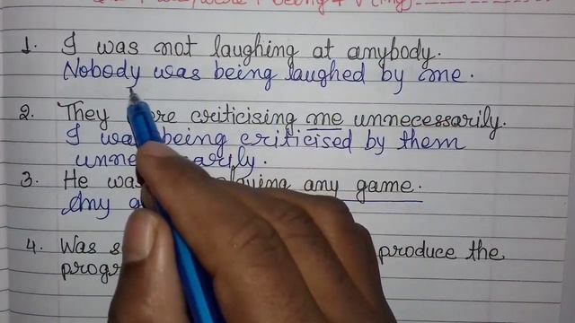 Change into Passive Voice/Past Continuous Tense in Passive Voice/Voice in English Grammar смотреть онлайн