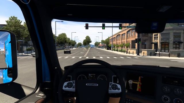 American Truck Simulator - Freightliner Cascadia Transporting Cheese Part 1 смотреть онлайн