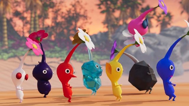 Pikmin Dance to i like to move it смотреть онлайн