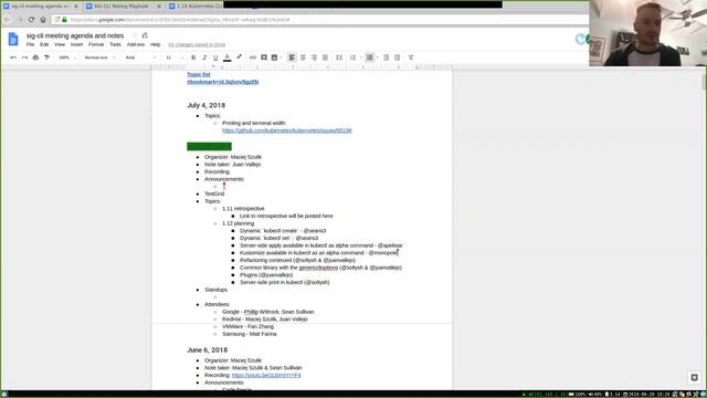 Kubernetes SIG CLI 20180620 смотреть онлайн