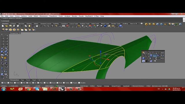 Audi R8 - 3D Modeling смотреть онлайн