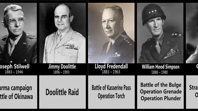 50 U S Generals During WWII смотреть онлайн