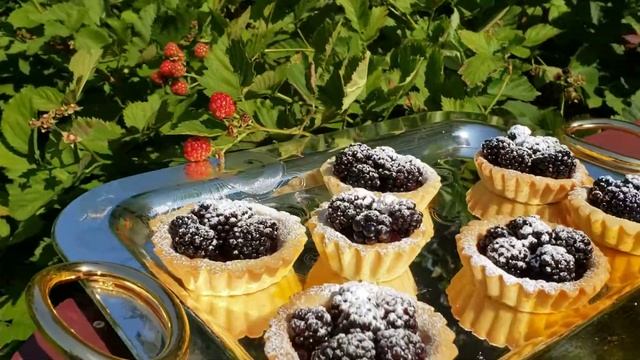 Blackberry Tarts Корзиночки С Ежевикой