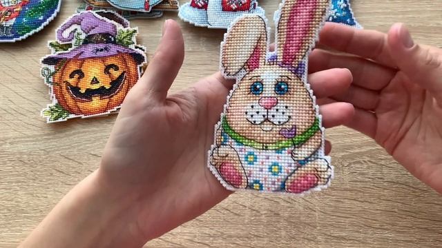 Вышивка в моем доме. Прикладная вышивка. Вышитые елочные игрушки. смотреть онлайн
