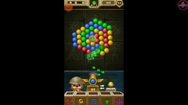 Bubble Shooter🔘🔵🔴геймплей игры HD ᴴᴰ