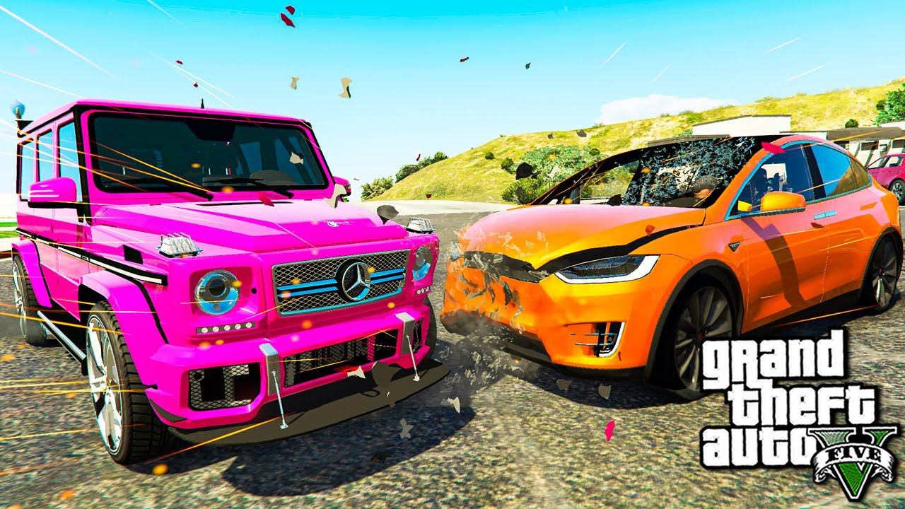 РЕАЛИСТИЧНЫЕ ПОВРЕЖДЕНИЯ И КРАШ ТЕСТ ЭКСПЕРИМЕНТ В ГТА 5 МОДЫ! ОБЗОР МОДА В GTA 5! ИГРЫ ВИДЕО MODS смотреть онлайн