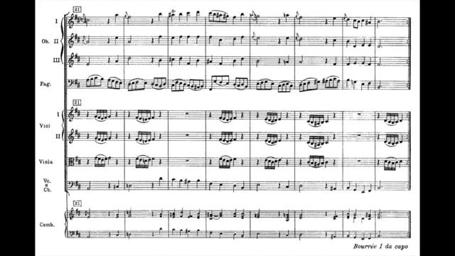 Bach, Suite 4, BWV 1069 - Video Score - The English Concert, Pinnock смотреть онлайн
