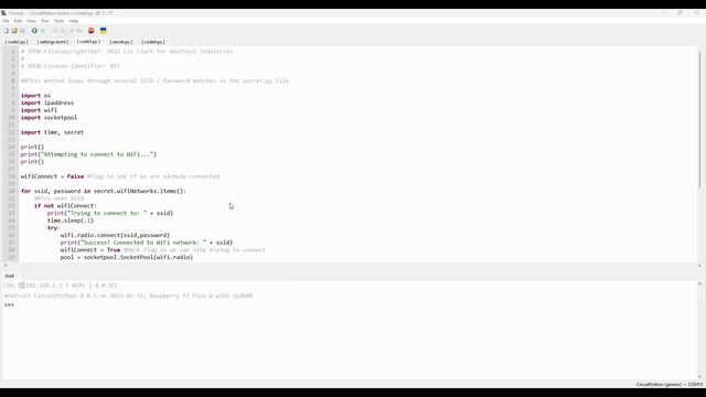 Connect your Raspberry Pi Pico W to Multiple WiFi Networks with CircuitPython смотреть онлайн