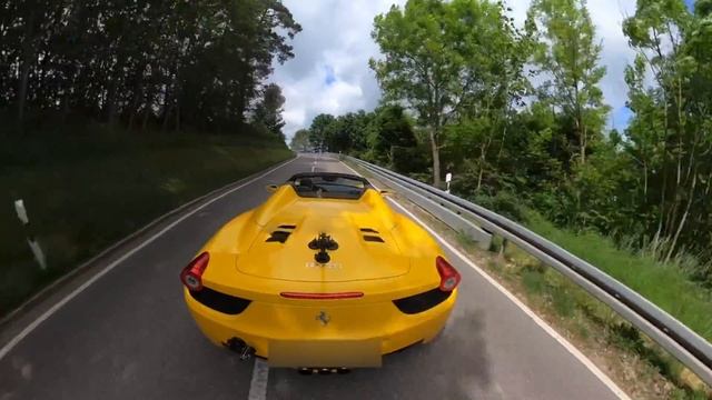 Ferrari 458 Spider Drift & Sound смотреть онлайн
