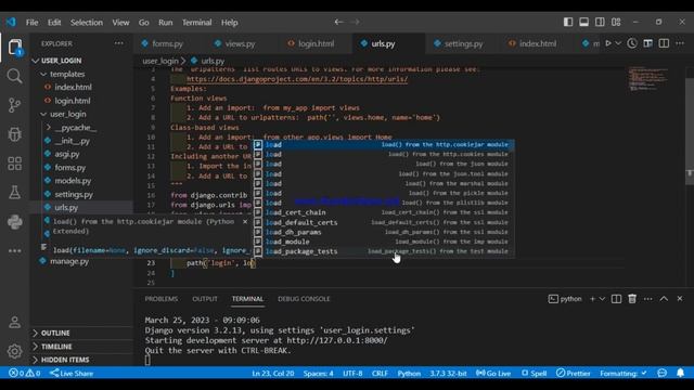 User Login with Django Authentication смотреть онлайн