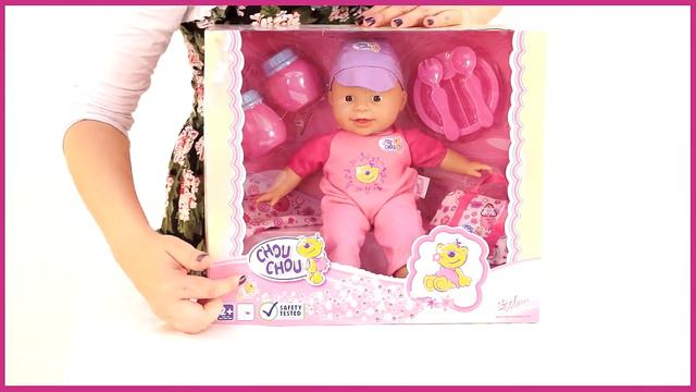 Chou Chou. Игровой набор (902-394), кукла 36 см с рюкзачком