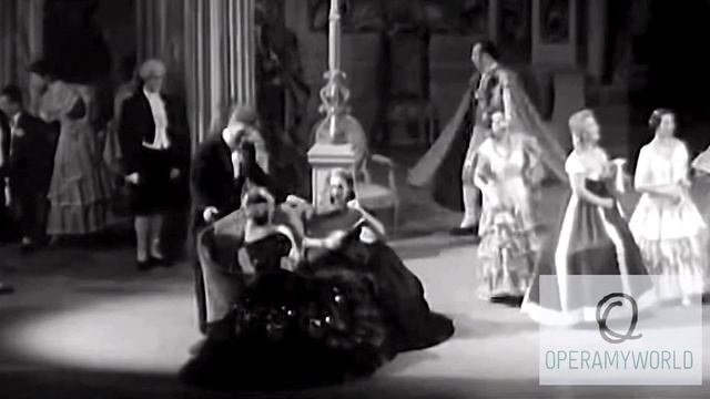 Maria Callas in La Traviata Act II Scene II (Lisbon, 1958) [Video] смотреть онлайн