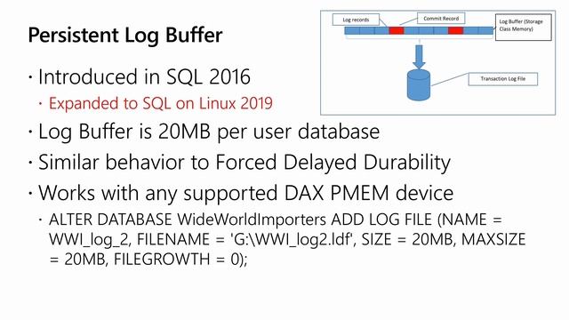 How To: Creating a Persistent Log Buffer in SQL 2019 | Data Exposed смотреть онлайн