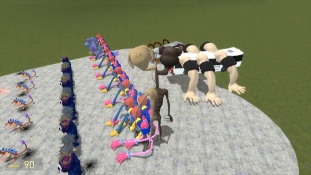 How do monsters with the same shape play? Garry's mod смотреть онлайн