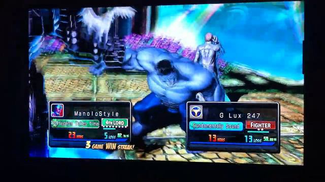 MvC3 - IMT Lobby vs GLux, Acey and GatlingPunchRalf - Amaterasu Hulk Sentinel Wesker (7) смотреть онлайн