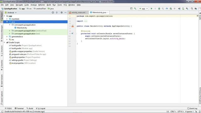 Android Studio Tutorial JAVA Quiz Application Part 1 смотреть онлайн
