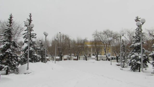 Левый берег. пр-кт Пушкина. пл. Победы. 04.01.2023г смотреть онлайн