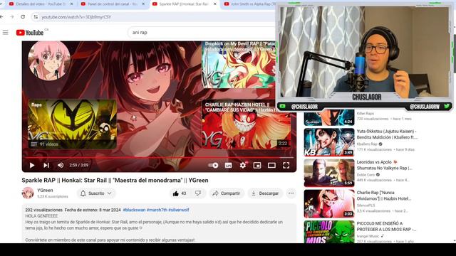 Sparkle RAP || Honkai: Star Rail || ''Maestra del monodrama'' || YGreen | (Reacción) смотреть онлайн