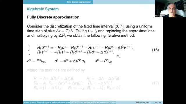 (Mauro Rincon) Workshop on Control Theory and Partial Differential Equations смотреть онлайн