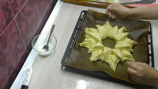 ЦВЕТОК ИЗ ДРОЖЖЕВОГО ТЕСТА! смотреть онлайн