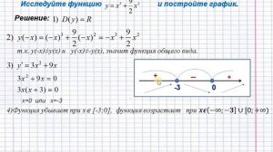 Исследование функций и построение графиков