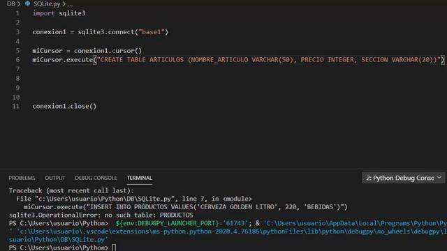Curso en Python video 43. Bases de Datos con Python - SQLite смотреть онлайн
