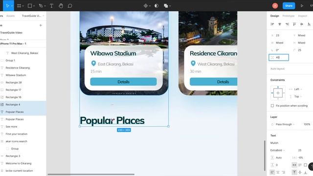 Travel App Studycase || Mobile App Design FREE Figma Tutorial смотреть онлайн