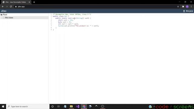 Converting .class files back to Java Programs | Method #2 (JDec Decompiler) | Tamil | Code Screens смотреть онлайн