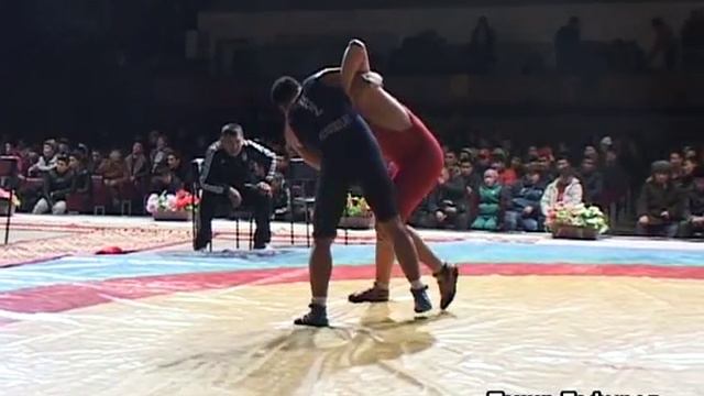 Спорт. Вольная борьба. Чемпионат Кыргызстана-2016. 97 кг 1\8 Иван Алиев-Айбек Темишов смотреть онлайн