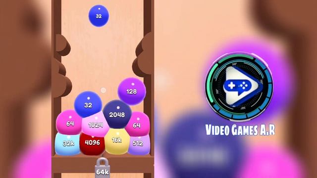 Jelly 2048: Unlock 64k Blob Merge 3D (Part 03) Jelly Game смотреть онлайн