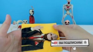 Большой Чарли SCP 4158 и Человек с перевернутым лицом (головой)| Лепим Творения Тревора Хендерсон